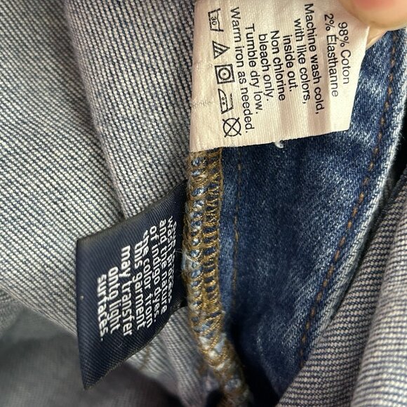 Madewell Women’s Medium Flea Market Flare Overalls in Rita Wash denim Jean f0343 - Picture 12 of 16